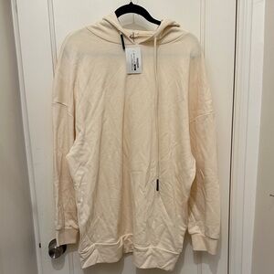 Men's Beige Hoodie Sweater